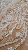 3D Flora Embroidery Lace 41HMFS-C