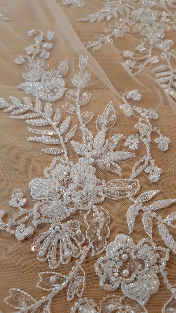 Bead Sequin Embroidery Lace 42HMS-CS