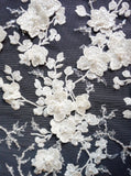 [MUST BUY] 3D Flower Embroidery Lace H5244-2C