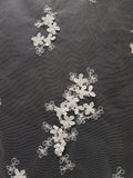 3D Flora Embroidery Lace H5637C