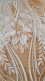 3D Flora Embroidery Lace S0690-1-C