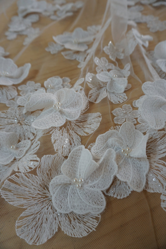 [2024 NEW] 3D Flora Embroidery Lace 93-1HFS-CS