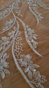 [2023 NEW] Bead Sequin Embroidery Lace 53MS-C