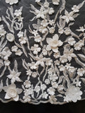 [order to produce] 3D Flora Embroidery Lace H4452-1C