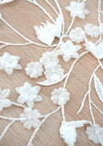 [TOP 1] Chiffon 3D Flower Lace H5036-1C