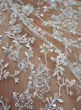 [CLASSIC] Beads Sequins Embroidery Lace H5419C