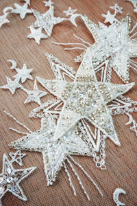 [STAR] 3D Star Embroidery Lace H5535CS