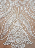 [EMPIRE] Bead Sequin Embroidery Lace H5559C